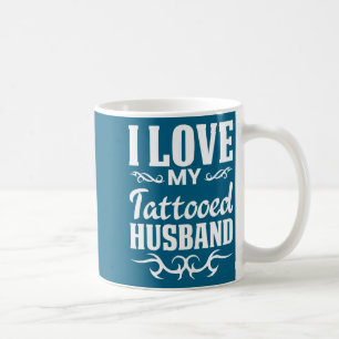 Caneca De Café Meu Marido Tatuado Tatuou Tatuagem