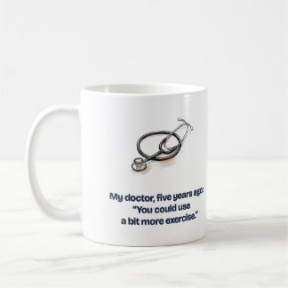 Caneca De Café Meu Médico Disse Mais Exercícios Funny Runner