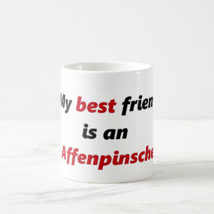 Caneca De Café Meu melhor amigo é um Affenpinscher