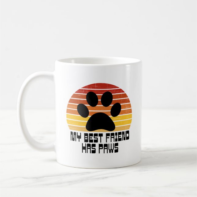 Caneca De Café Meu Melhor Amigo Tem Patas     (Esquerda)