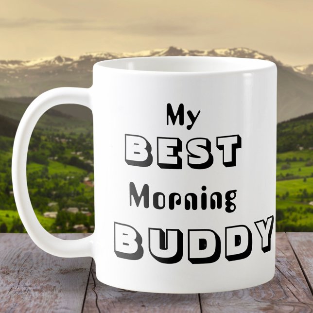 Caneca De Café Meu melhor companheiro da manhã (Criador carregado)
