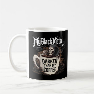 Caneca De Café Meu Metal Negro Mais Escuro que meu Café