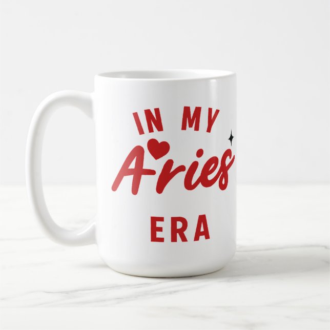 Caneca De Café meu Mug da era de Áries, presente de aniversário d (Esquerda)