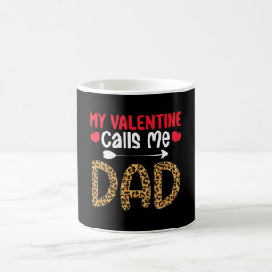 Caneca De Café Meu Namorado Me Chama de Pai Estampado com Onça e