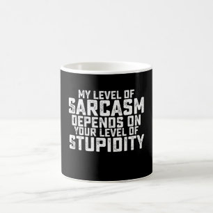 Caneca De Café Meu Nível De Sarcasmo Depende Do Seu Nível De Estú