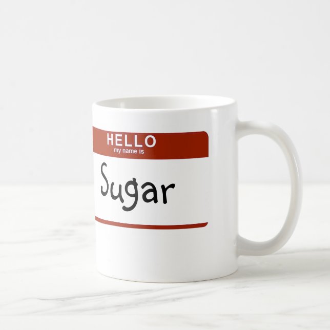 Caneca De Café Meu nome é açúcar (Direita)