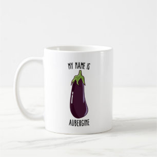 Caneca De Café Meu Nome É EggPlant - Engraçado