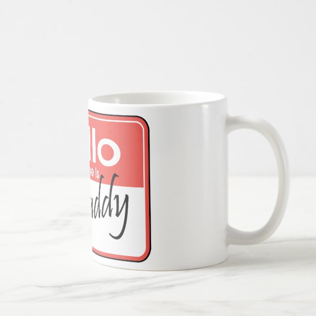 Caneca De Café Meu nome é G-Pai (Direita)