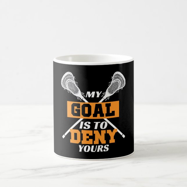 Caneca De Café Meu Objetivo É Negar O Seu Lacrosse (Centro)