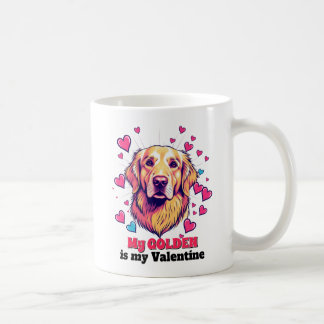 Caneca De Café Meu Ouro é meu Namorados Cachorro Engraçado