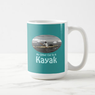 Caneca De Café Meu Outro Carro É Um Kayak
