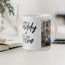 Caneca De Café Meu Pai é Meu Herói | Foto Dia dos Pais