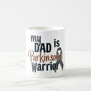 Caneca De Café Meu Pai é o guerreiro de Parkinson