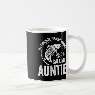 Caneca De Café Meu Parceiro de Pesca Favorito Me Chama de Tia Fis