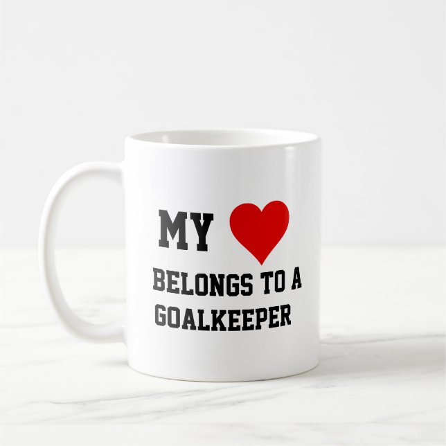 Caneca De Café Meu Pertence A Um Goleiro  (Esquerda)
