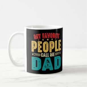 Caneca De Café Meu Pessoas Favorito Me Chame De Dia de os pais De