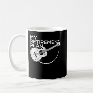 Caneca De Café Meu Plano de Aposentadoria Violão Comico Músicos