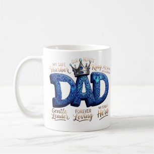 Caneca De Café Meu Porto Seguro e Herói Personalizado Pai