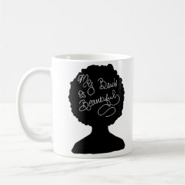 Caneca De Café Meu preto é bonito