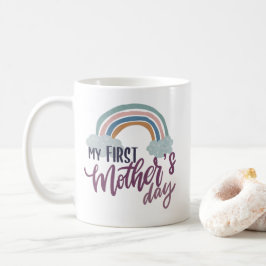 Caneca De Café Meu primeiro Dia de as mães