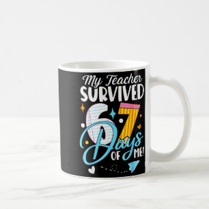 Caneca De Café Meu Professor Sobreviveu 67 Dias De Mim Engraçado