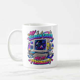 Caneca De Café Meu Protetor de Tela Era Minha Personalidade – Com