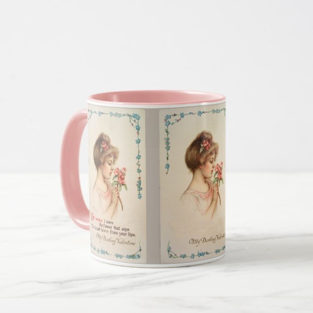 Caneca de Café Meu Querido Valentim (Frente Esquerda)