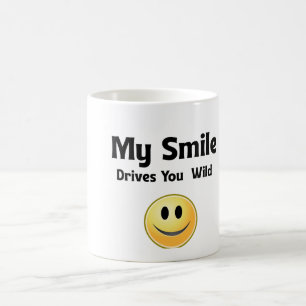 Caneca De Café Meu Sorriso Deixa Você Louco