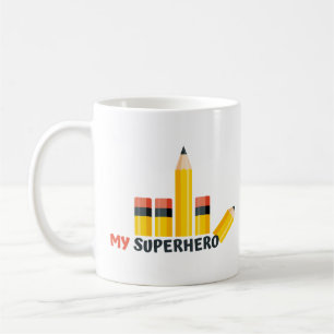 Caneca De Café Meu Super-Herói Pencil Mug