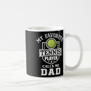 Caneca De Café Meu Tênis Jogador Favorito Me Chama Pai Correspond