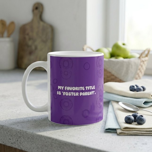 Caneca De Café Meu Título Favorito É Pai/Mãe Social (Criador carregado)