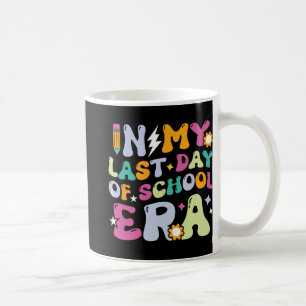 Caneca De Café Meu Último Dia De Escola Crianças Em Groovy Profes