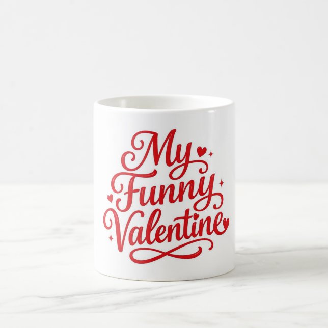 Caneca De Café Meu Valentim Engraçado (Centro)