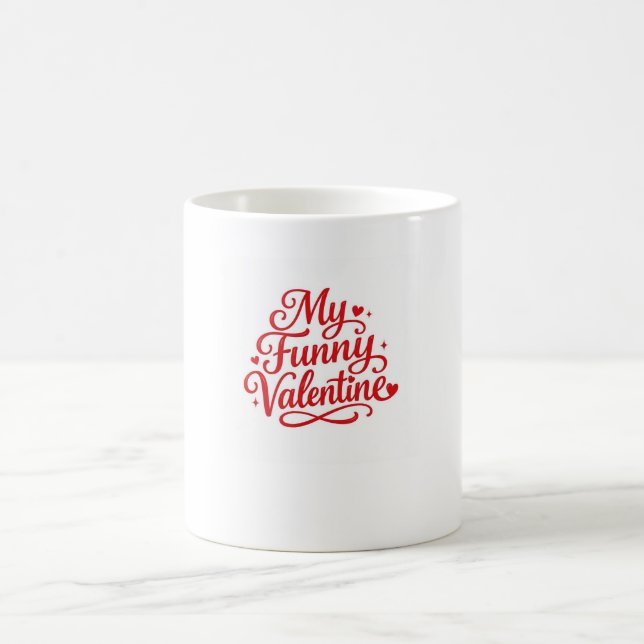 Caneca De Café Meu Valentim Engraçado (Centro)
