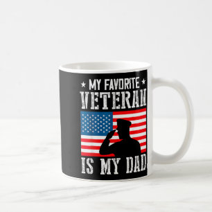 Caneca De Café Meu Veterano Favorito É Meu Pai Dia dos Veteranos 