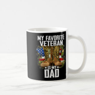 Caneca De Café Meu Veterano Favorito É Meu Pai Dia dos Veteranos 