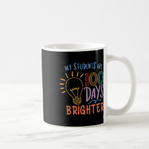 Caneca De Café Meus alunos fofos estão 100 dias mais brilhantes p