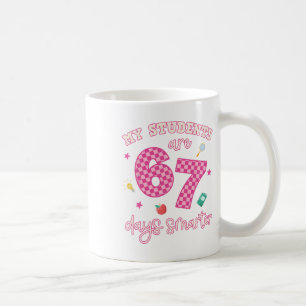 Caneca De Café Meus Alunos São 67 Dias Mais Inteligentes Professo