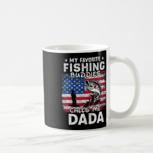 Caneca De Café Meus Amigos de Pesca Favoritos Me Chamam de Dada F
