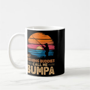 Caneca De Café Meus Amigos de Pesca Me Chamam de Bumpa Retro Vint
