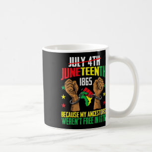 Caneca De Café Meus Ancestrais não estavam livres em 1776