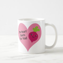 Caneca De Café Meus Beets do Coração para você