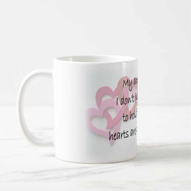 Caneca De Café Meus braços estão cheios (Esquerda)