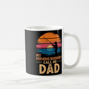 Caneca De Café Meus Camaradas De Pesca Me Chamam De Pai Retro Vin