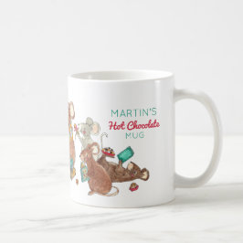 Caneca De Café Meus Camundongos de Natal de Chocolate Quente