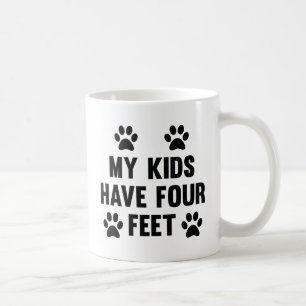 Caneca De Café Meus Filhos Têm 4 Pés