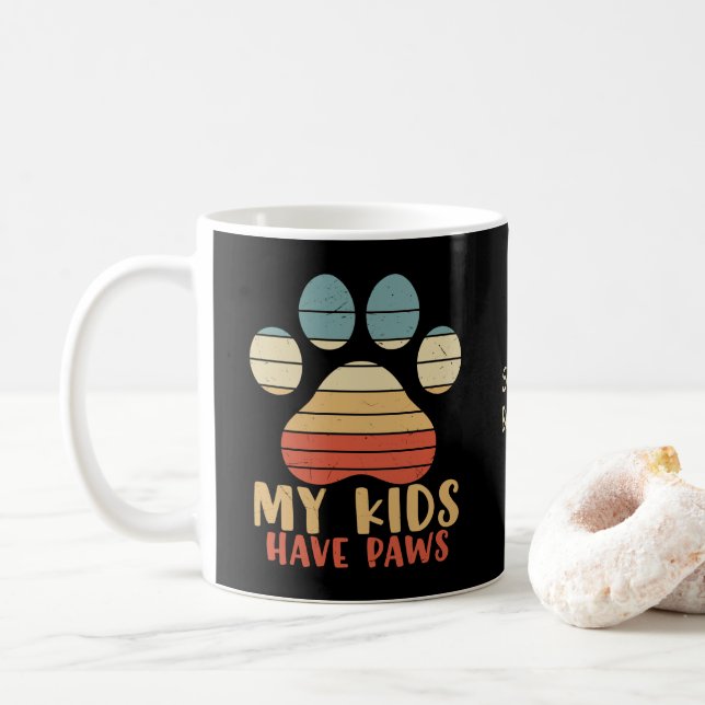 Caneca De Café Meus Filhos Têm Lâmpadas Personalizadas De Café (Com Donut)