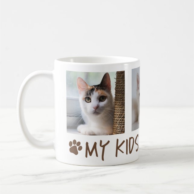 Caneca De Café Meus Filhos Têm Patas 3 Foto (Esquerda)