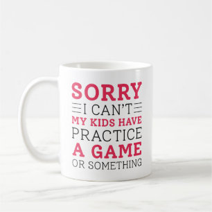 Caneca De Café Meus Filhos Têm Treino
