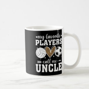 Caneca De Café Meus Jogadores Favoritos Me Chamam de Tio Volei Fu